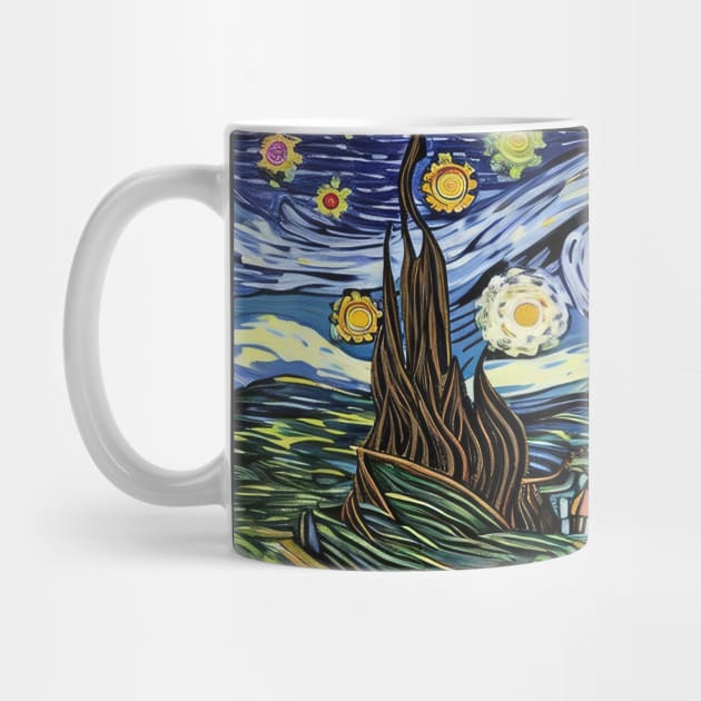 Starry Night Style by Buff Geeks Art